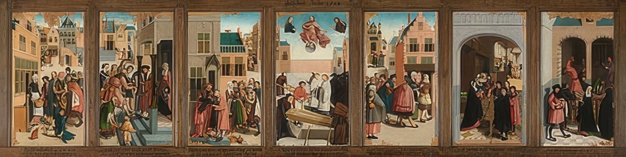 De syv barmhjertighedsgerninger. 1504 af Master of Alkmaar