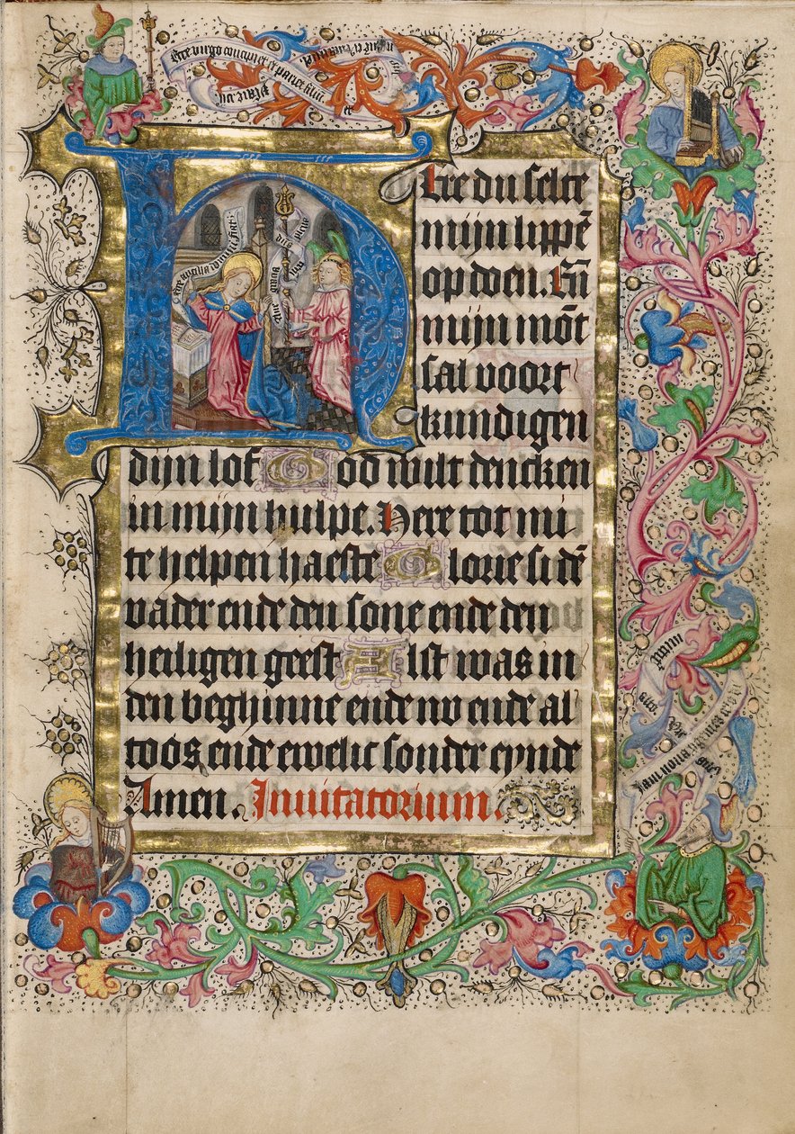 Initial H: Bebudelsen af Master of Evert Zoudenbalch