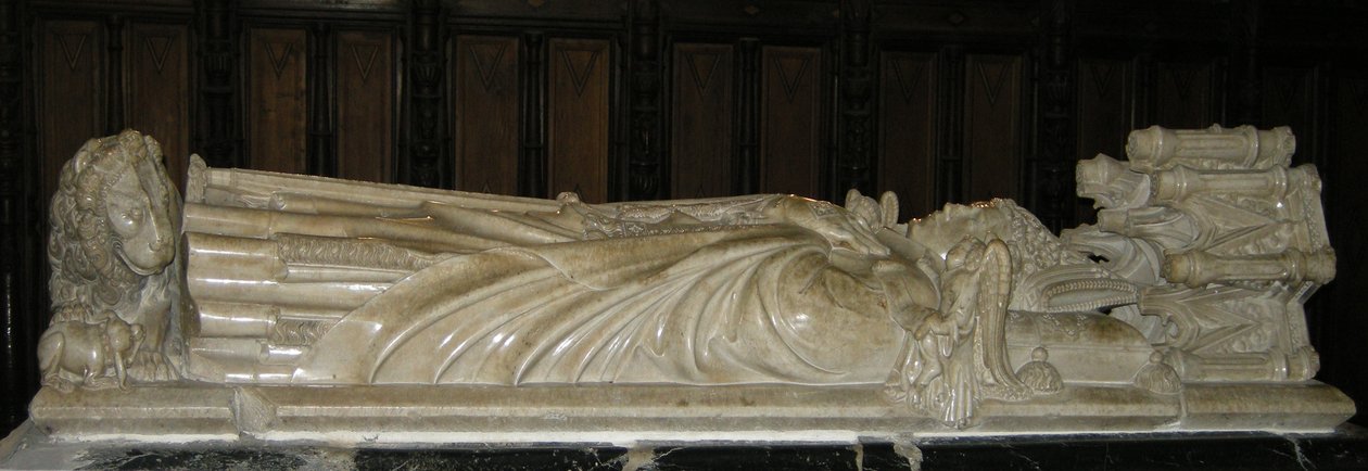 Billede af Hughes af Castillon (marmor) af Master of Rieux