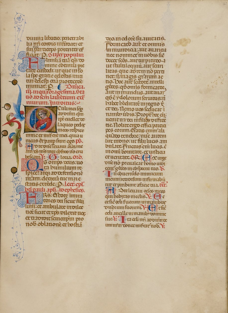 Oprindeligt O: Saint Lawrence af Master of the Brussels Initials