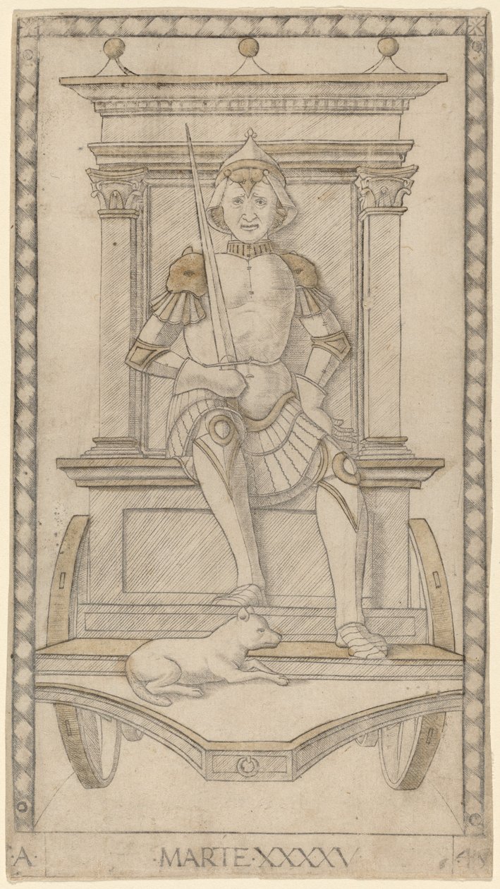 Marte (marts) af Master of the E Series Tarocchi