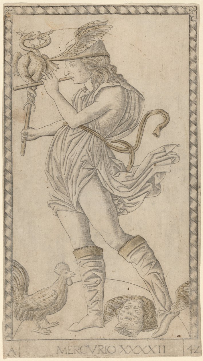 Mercury (Mercury) af Master of the E Series Tarocchi