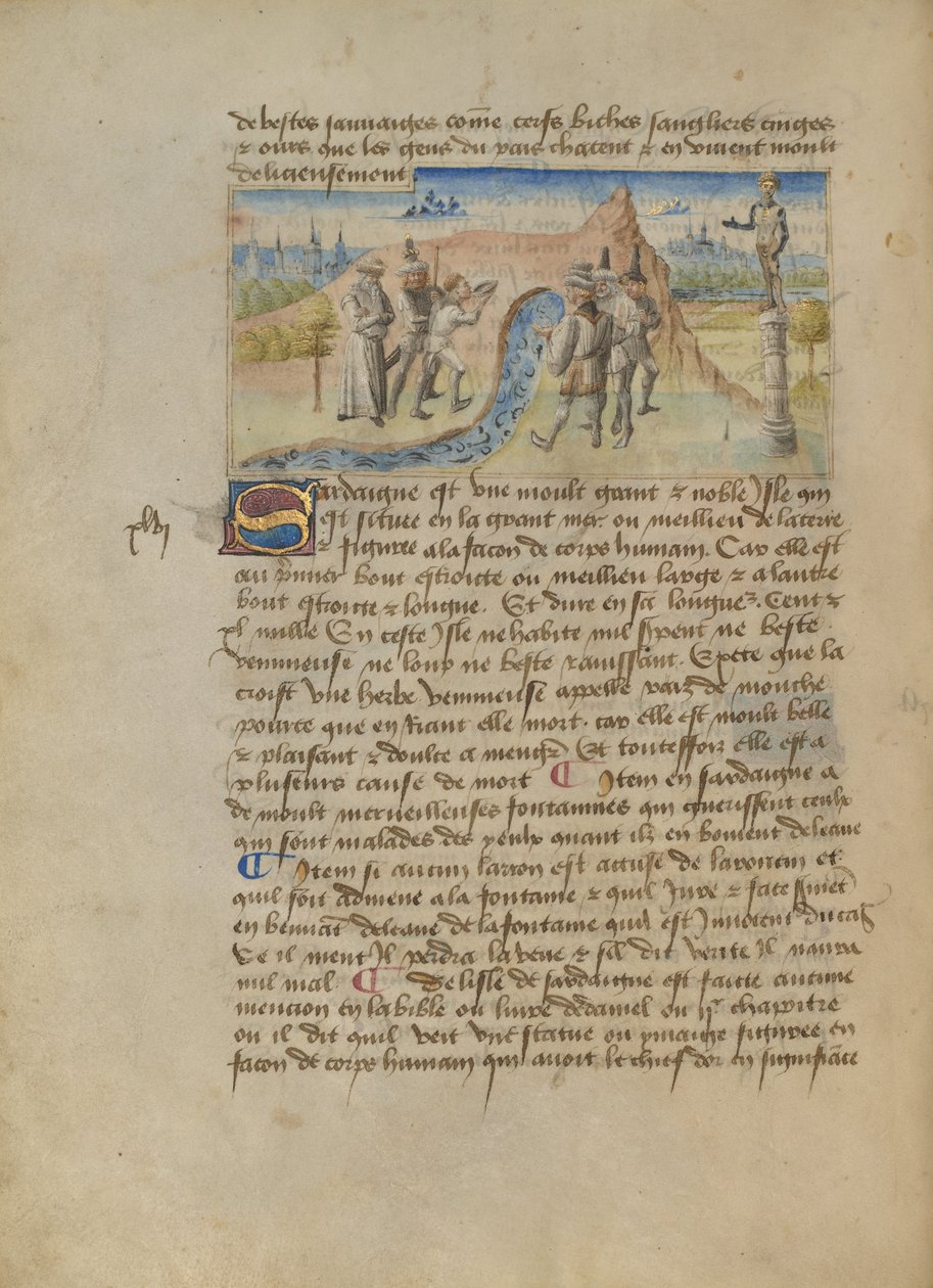 Sardinien af Master of the Geneva Boccaccio