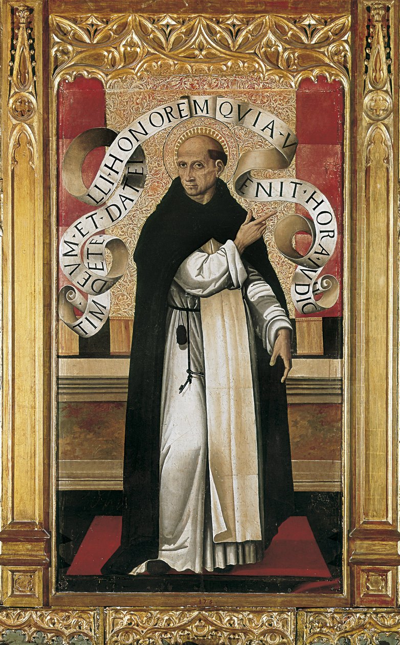 Saint Vincent Ferrer (1350-1419) (maleri) af Master of the Grifo