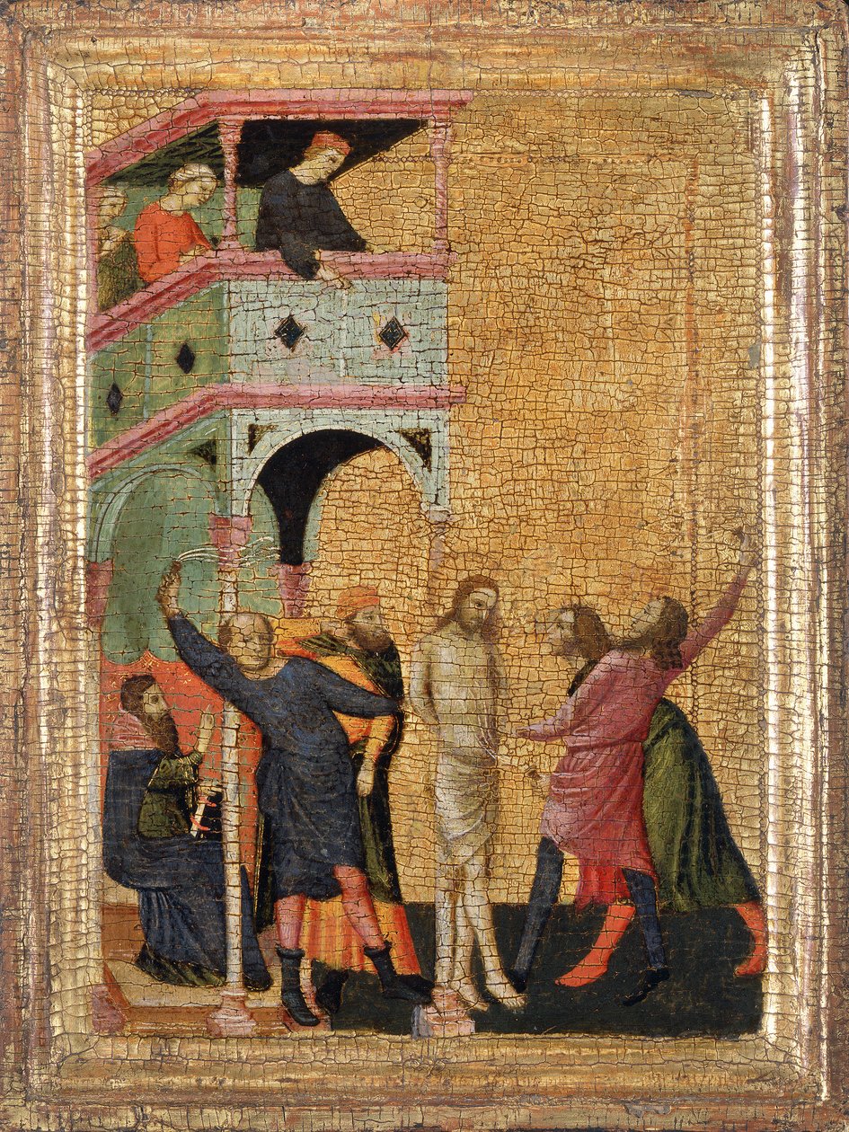 Flagelering (recto) af Master of the Poldi Pezzoli diptych