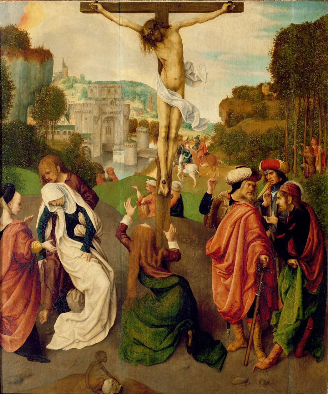 Korsfæstelse af Master of the Virgo Inter Virgines
