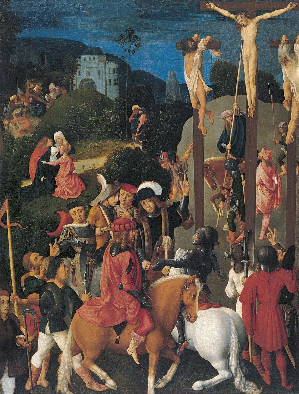 Korsfæstelsen af Master of the Virgo Inter Virgines