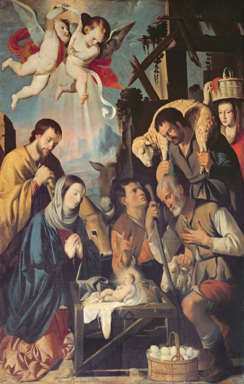 Hyrdernes tilbedelse af Mateo Giarte