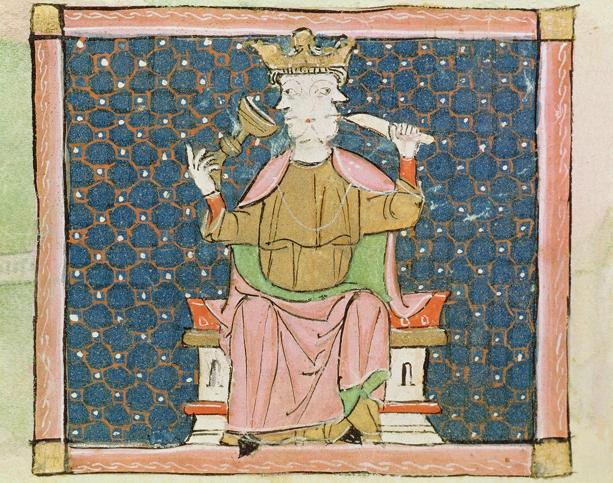 Fol.57v januar: Janus af Matfre Ermengaut