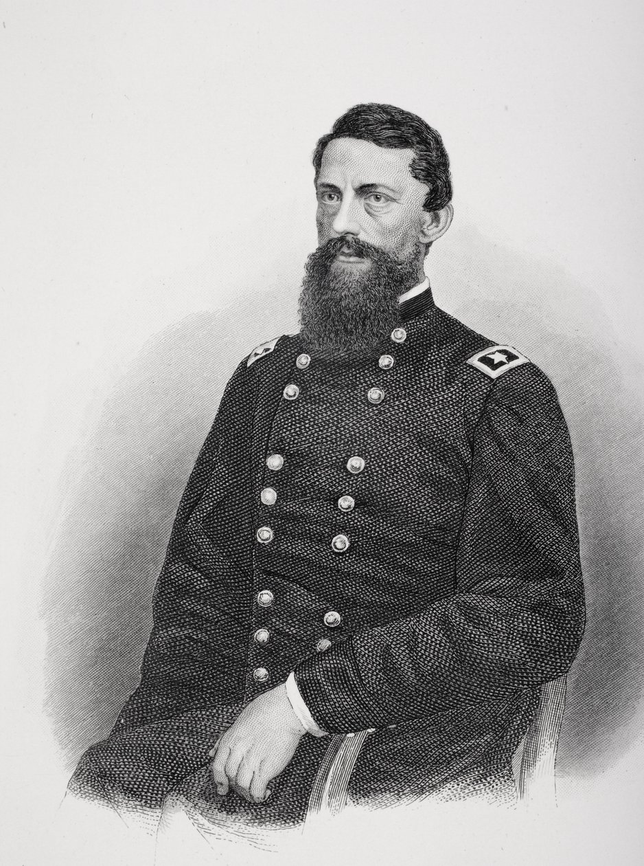 Portræt af George Stoneman (1822-94) af Mathew B. Brady