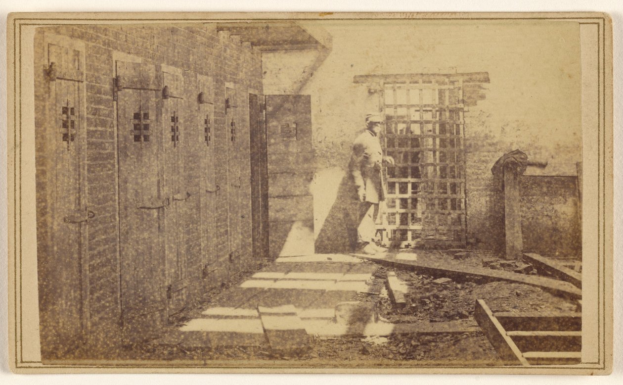 [Bure, hvor slaver blev holdt] af Mathew B. Brady
