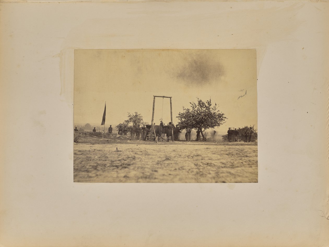 [Henrettelsesscene] af Mathew B. Brady