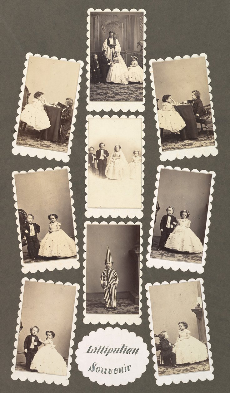Lilliputian Souvenir, 1862-63. af Mathew Brady