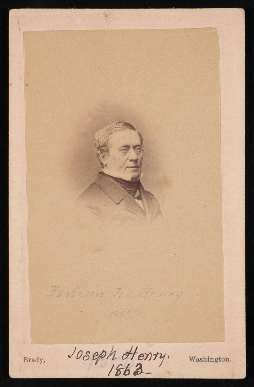 Portræt af Joseph Henry 1797-1878, 1863. af Mathew Brady