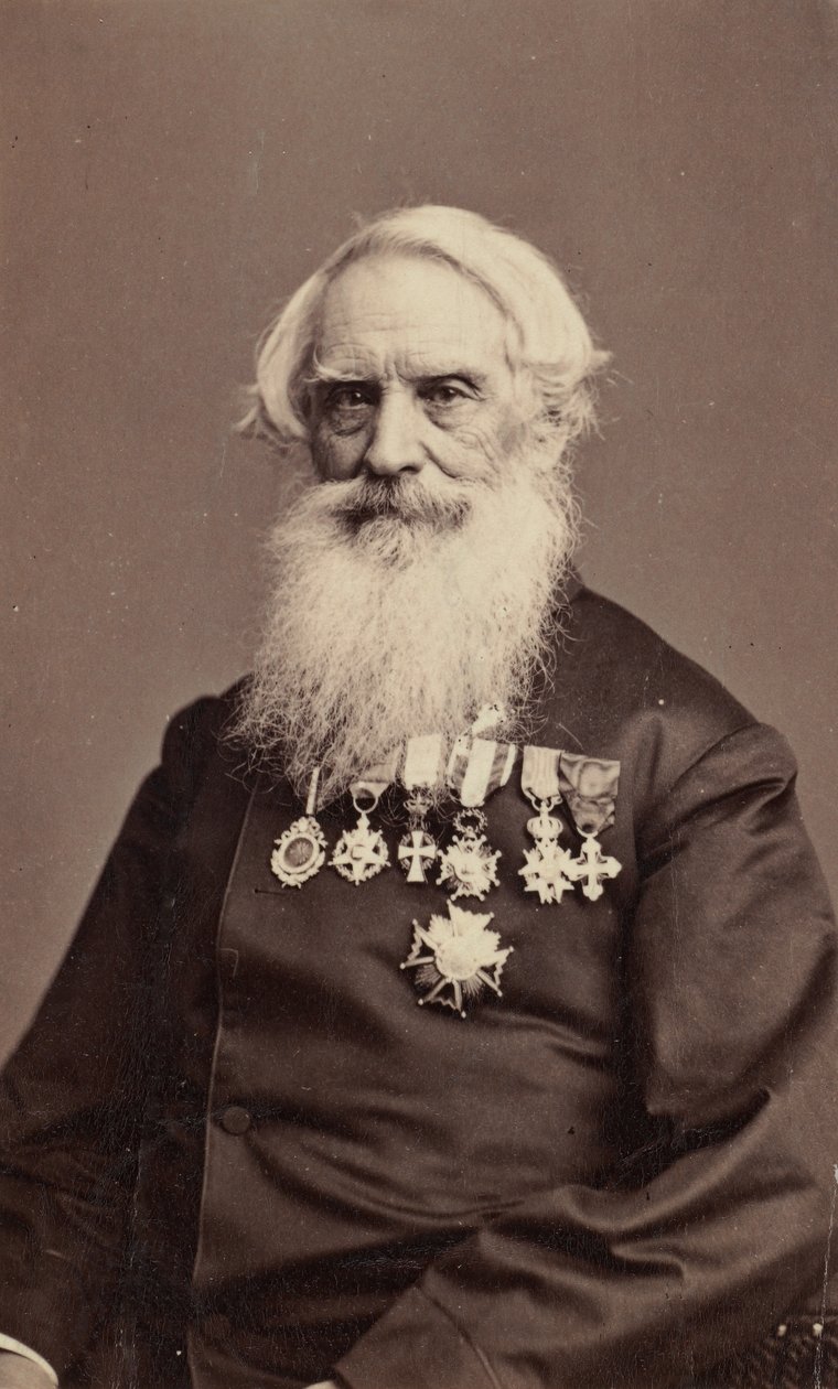 Samuel F. B. Morse, ca. 1870. af Mathew Brady