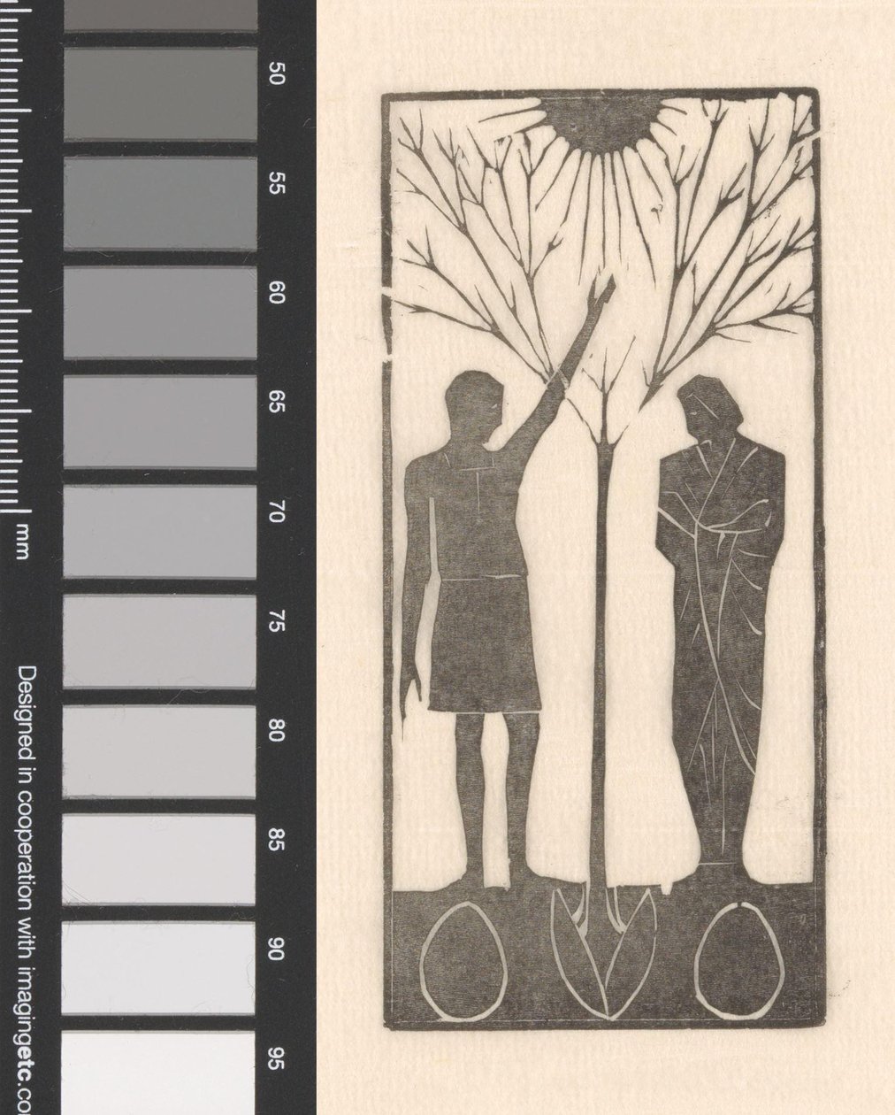 To figurer ved et træ af Mathieu Lauweriks