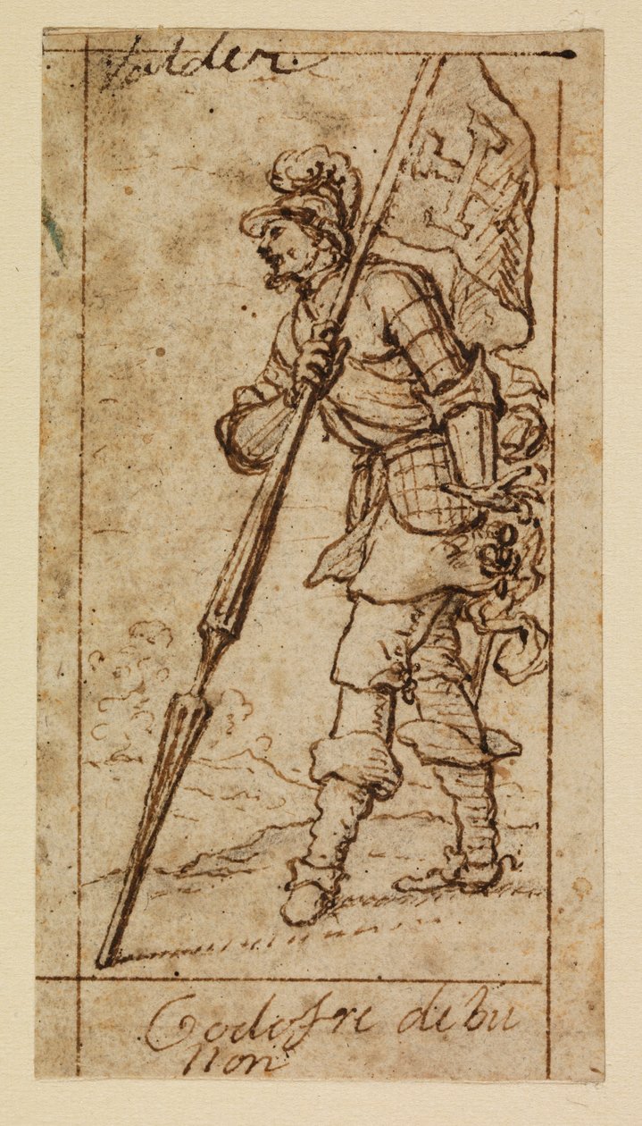 Godfrey af Bouillon af Matias de (attr.to) Torres