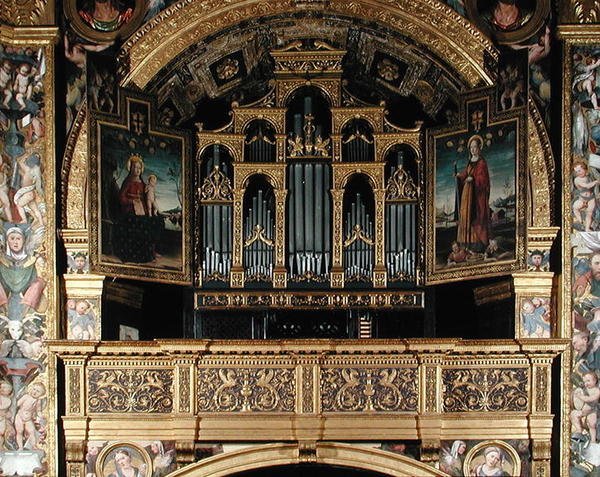 Jomfru og barn mod St. Catherine af Alexandria, 1507 af Matteo Chiesa
