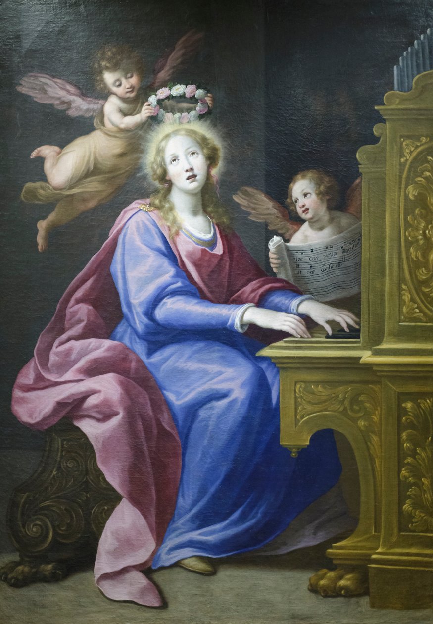 Sankt Cecilia af Matteo Rosselli
