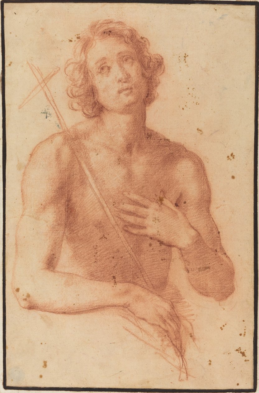 Sankt Johannes Døberen af Matteo Rosselli