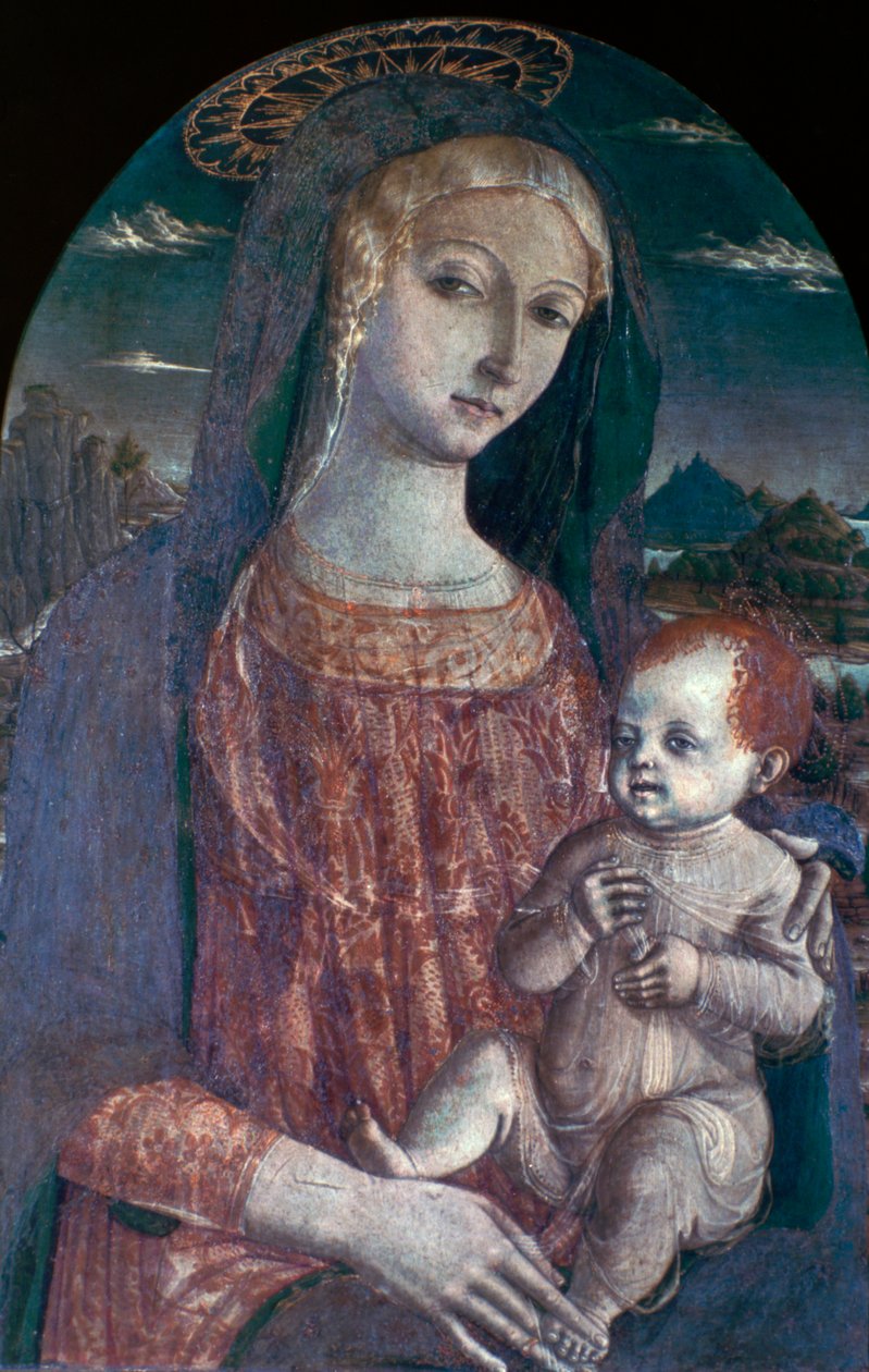 Madonna og barn, c1450-1495 af Matteo di Giovanni