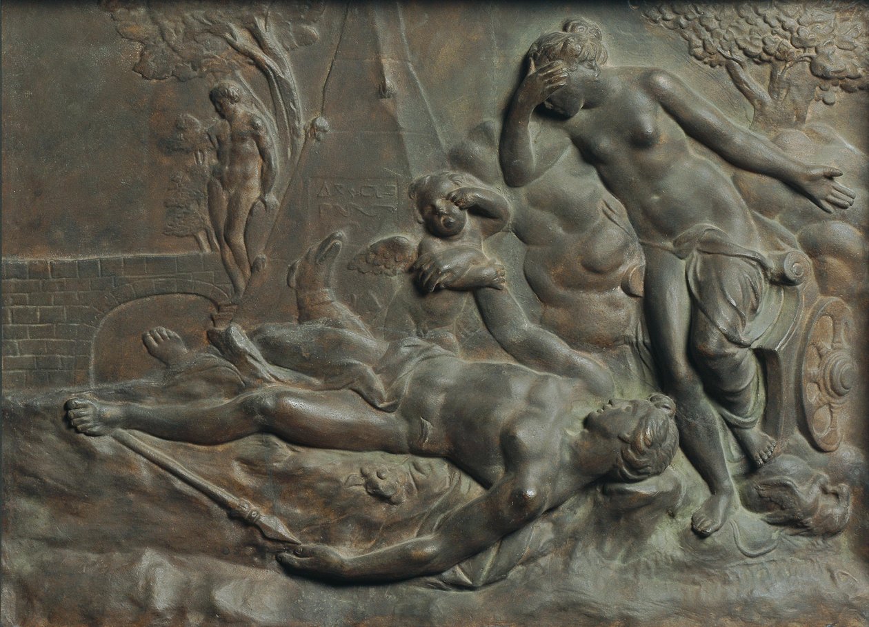 Venus viser den totale Adonis af Matthäus Donner