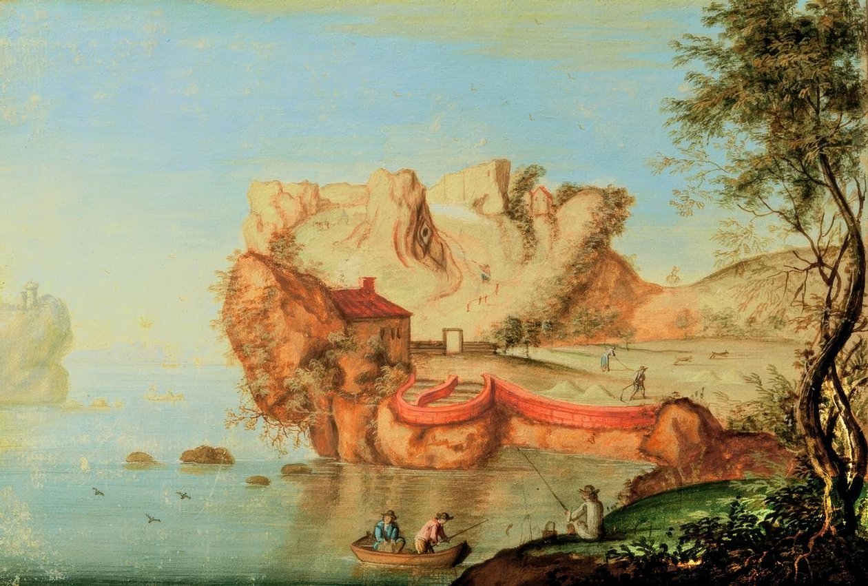 Antropomorfisk landskab af Matthäus Merian der Jüngere