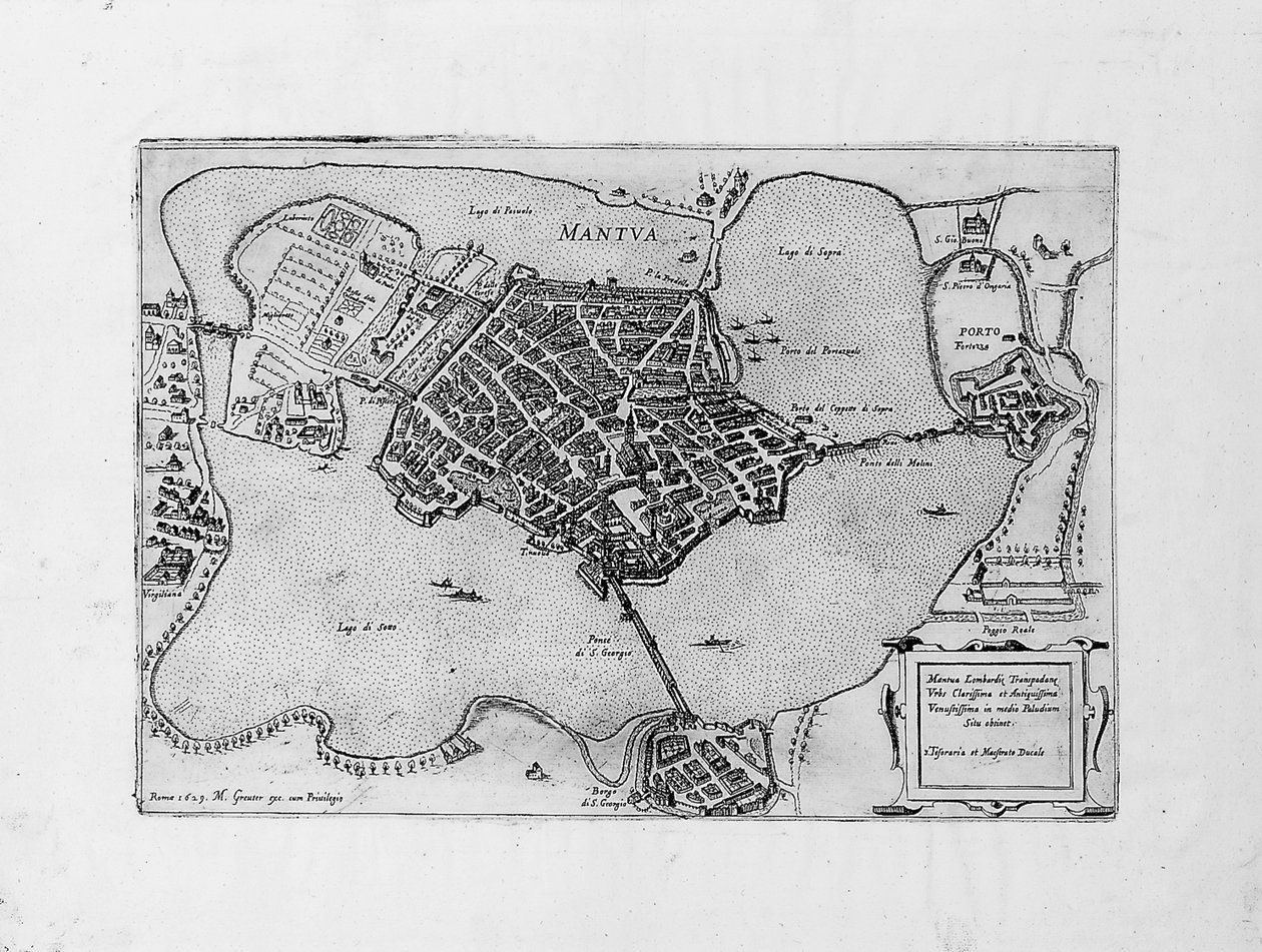 Mantua, 1629 af Matthaus Greuter