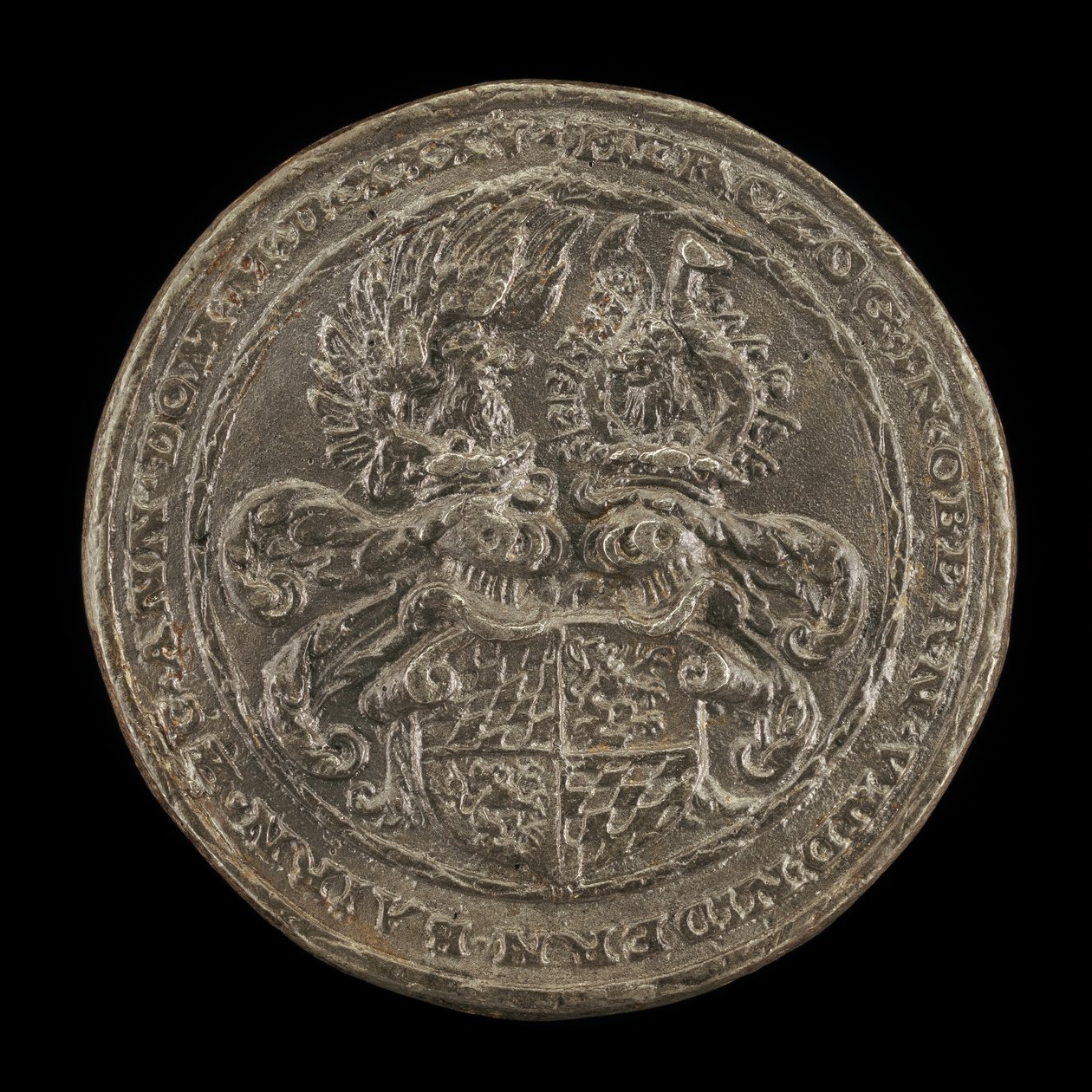Skjold med kister og våben [omvendt], 1535. af Matthes Gebel