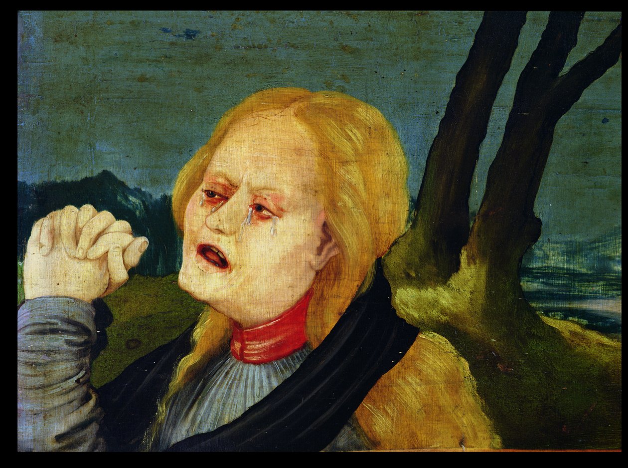 Maria Magdalene fra predellapanelet på Isenheim-altertavlen, ca. 1512-16 af Matthias Grünewald