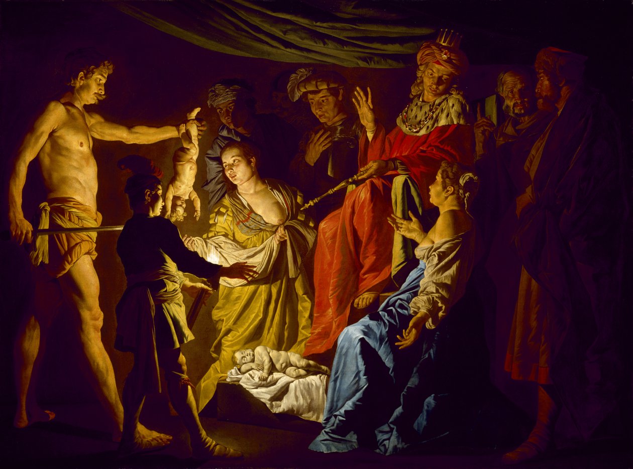 Salomons dom, ca. 1640 af Matthias Stomer