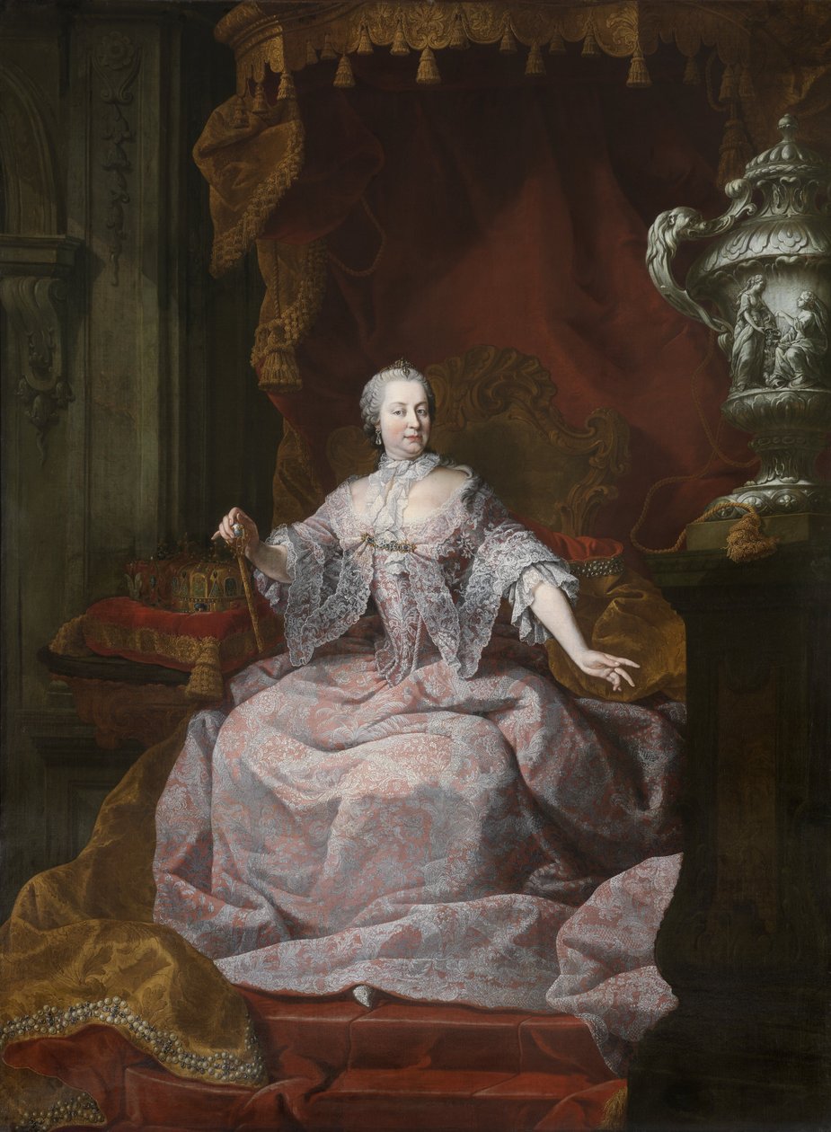 Portræt af kejserinde Maria-Theresia af Matthias de Visch  