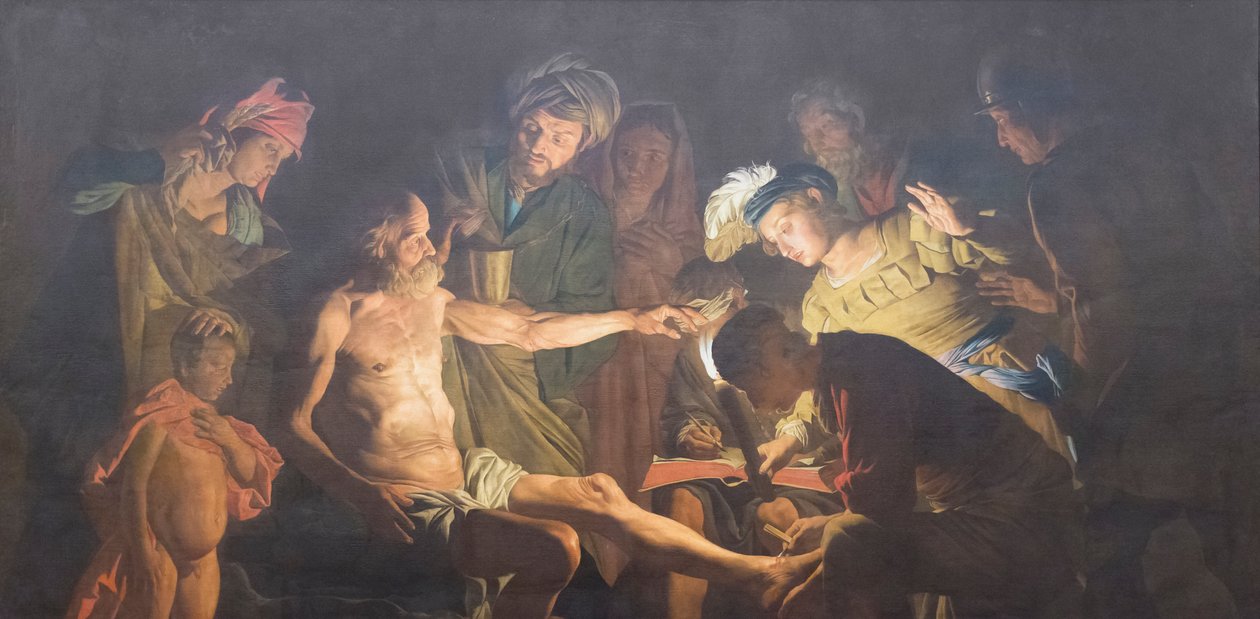 Senecas død af Matthias (c.1600 p.1650) Stomer