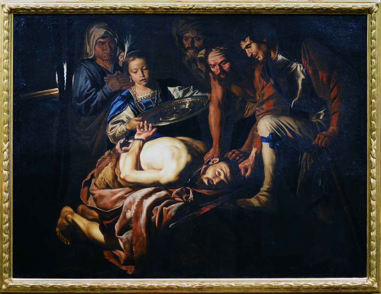 Halshugningen af Johannes Døberen af Matthias Stom