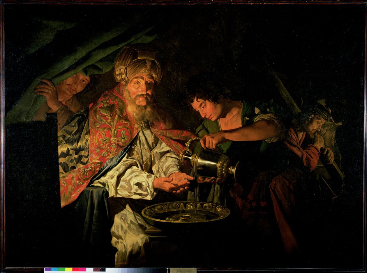 Pilatus vasker sine hænder af Matthias Stomer
