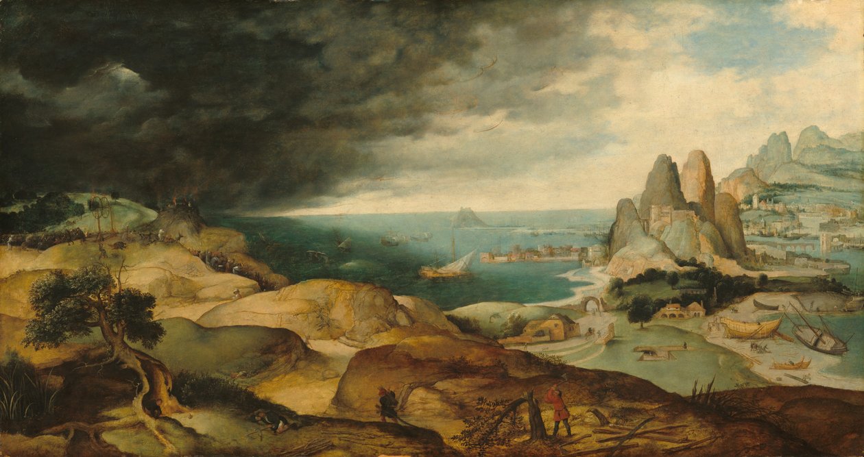 Sankt Katarinas martyrium, ca. 1540 af Matthijs Cock
