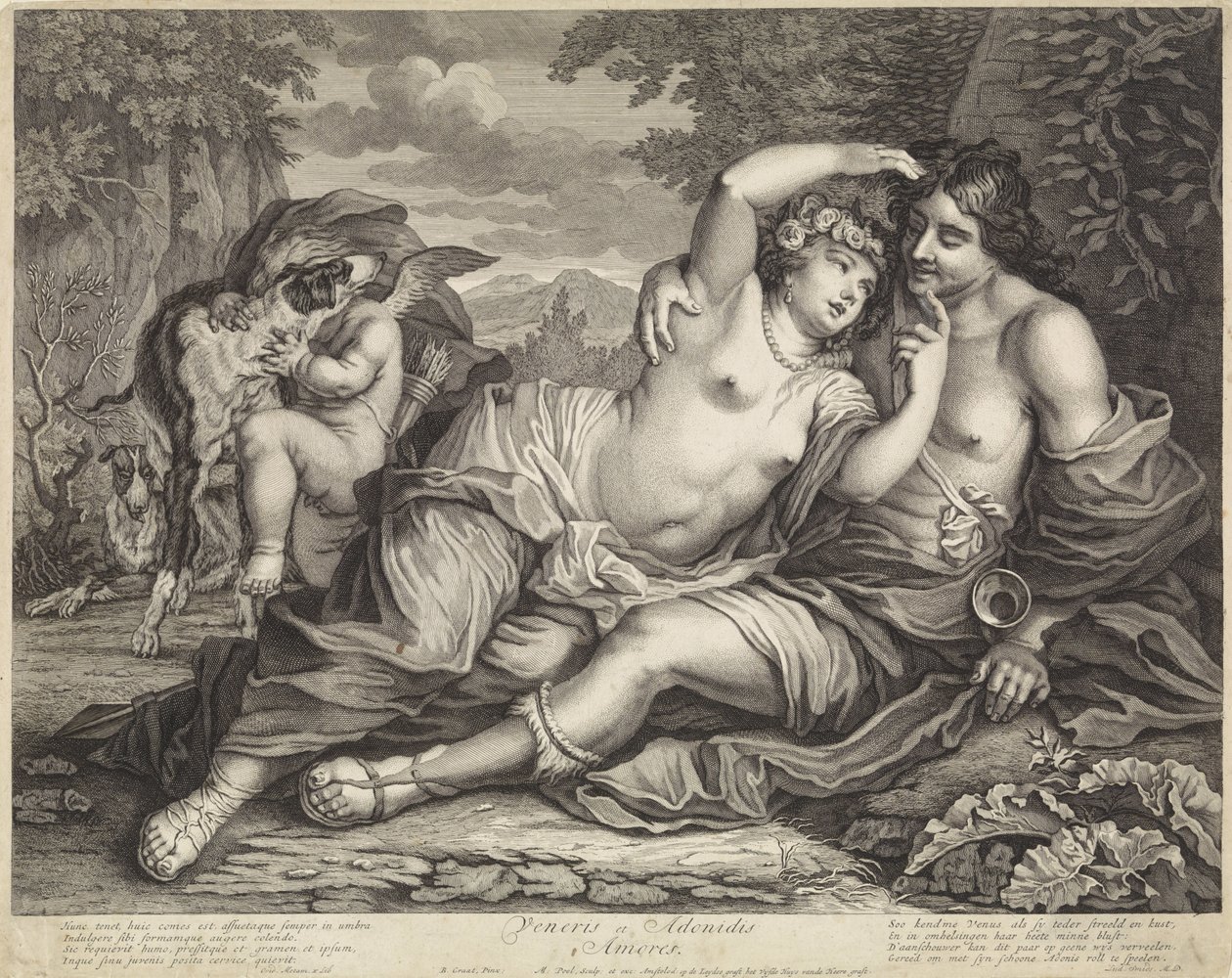 Venus og Adonis af Matthijs Pool