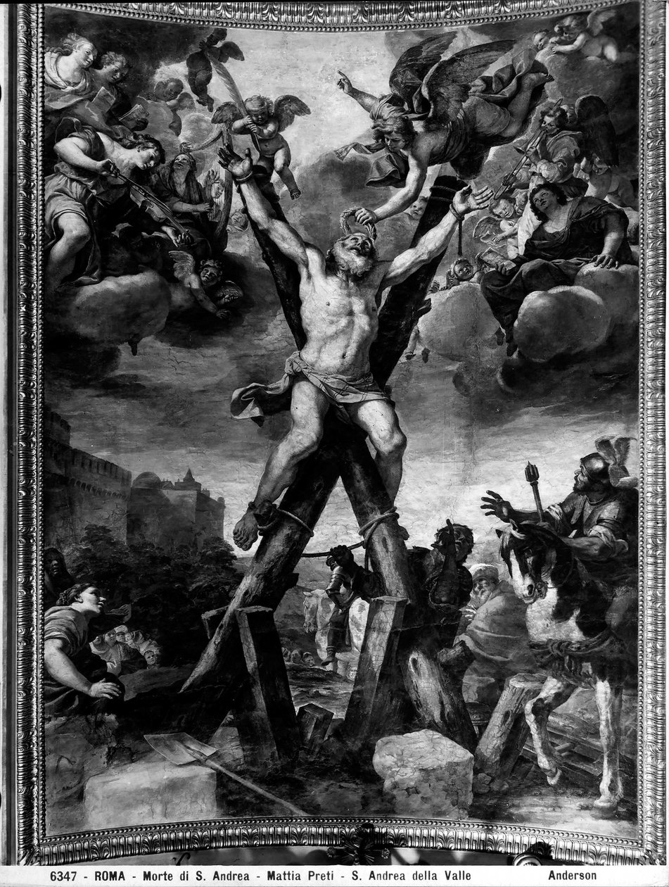 Sankt Andreas martyrium, 1650-51 af Mattia Preti