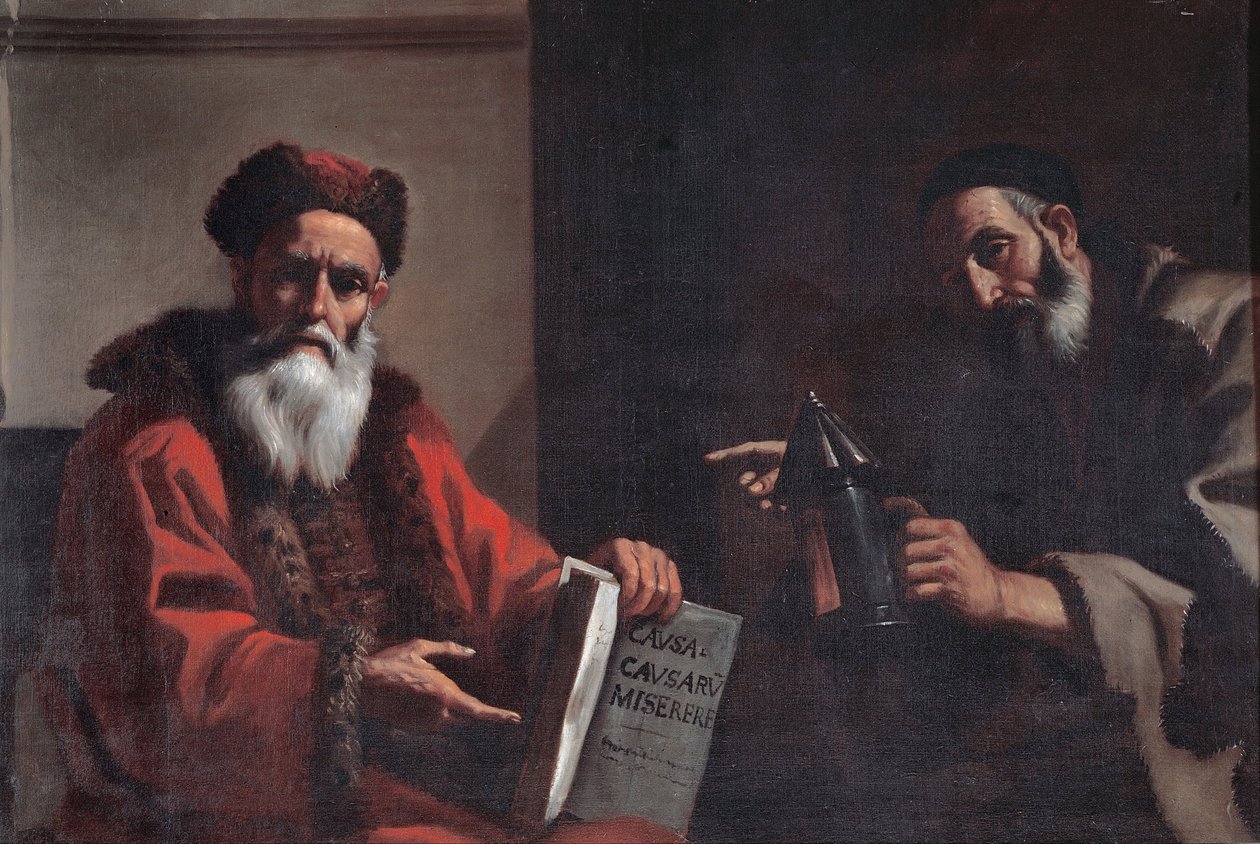 Diogenes og Platon af Mattia Preti