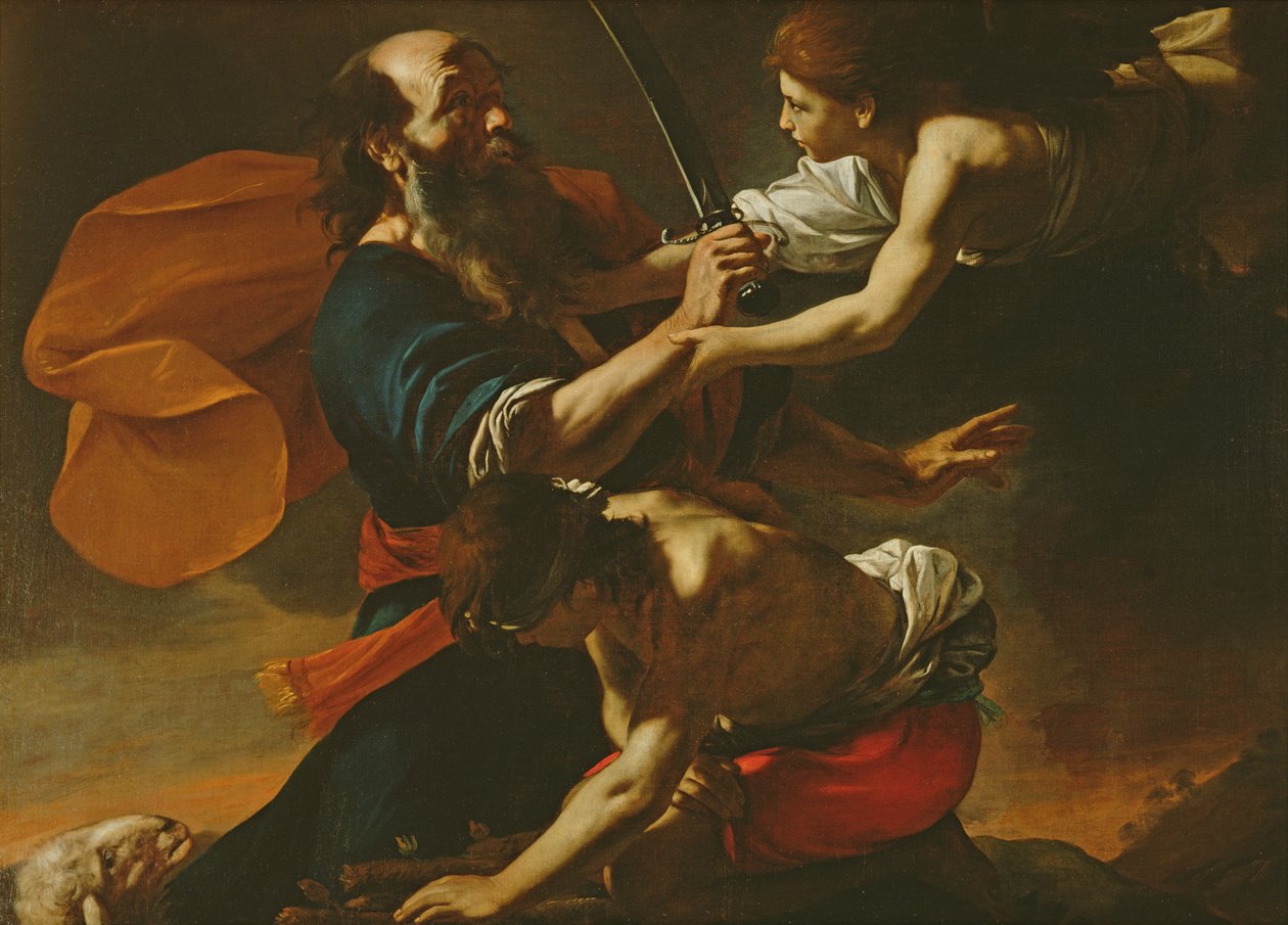 Isaks ofring af Mattia (1613 99) Preti