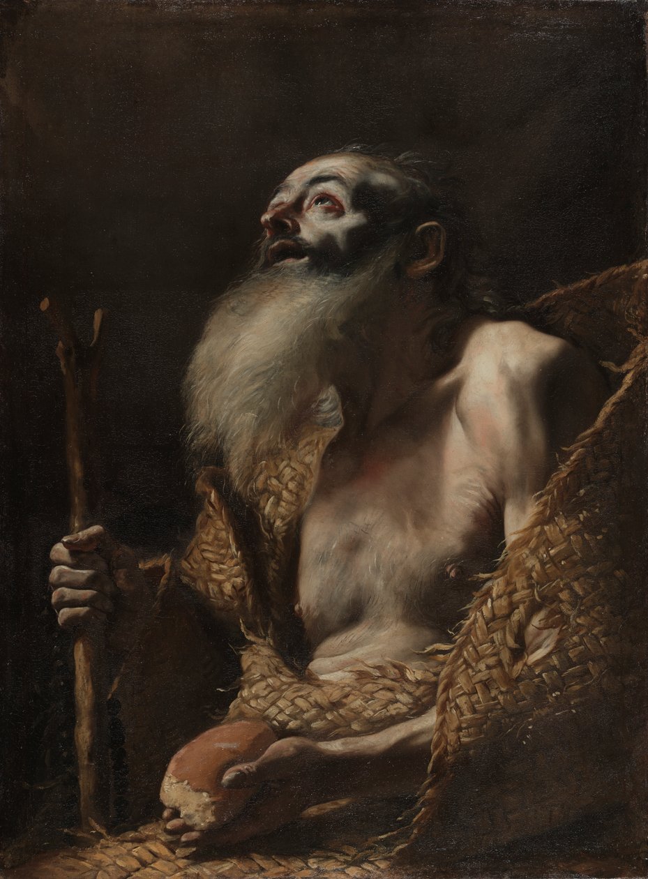 Sankt Paul Eremitten af Mattia Preti