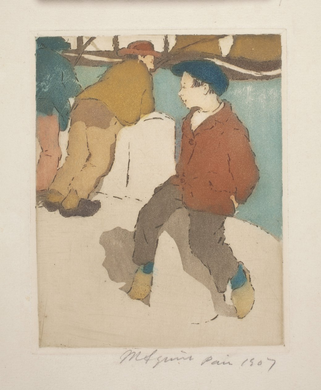 Sur le quai (På kajen) af Maud Hunt Squire