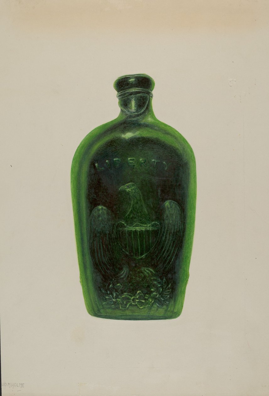 "Liberty" flaske af Maud M. Holme