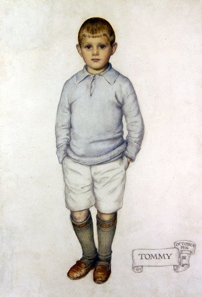 Portræt af Tommy af Maud Tindal Atkinson