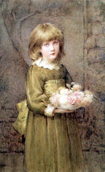 Mary (akvarel) af Maude Goodman