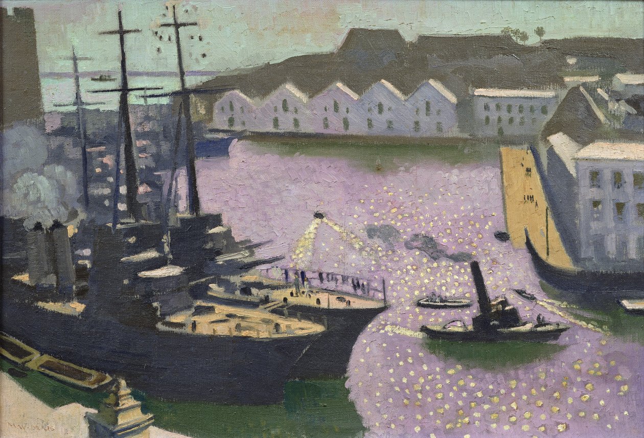 Brest Port, ca. 1932 af Maurice Denis