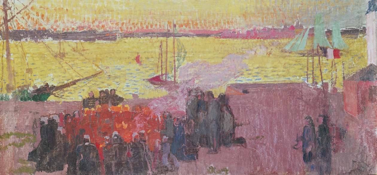 Brand i St. Jean på Ile Tudy, 1895 af Maurice Denis