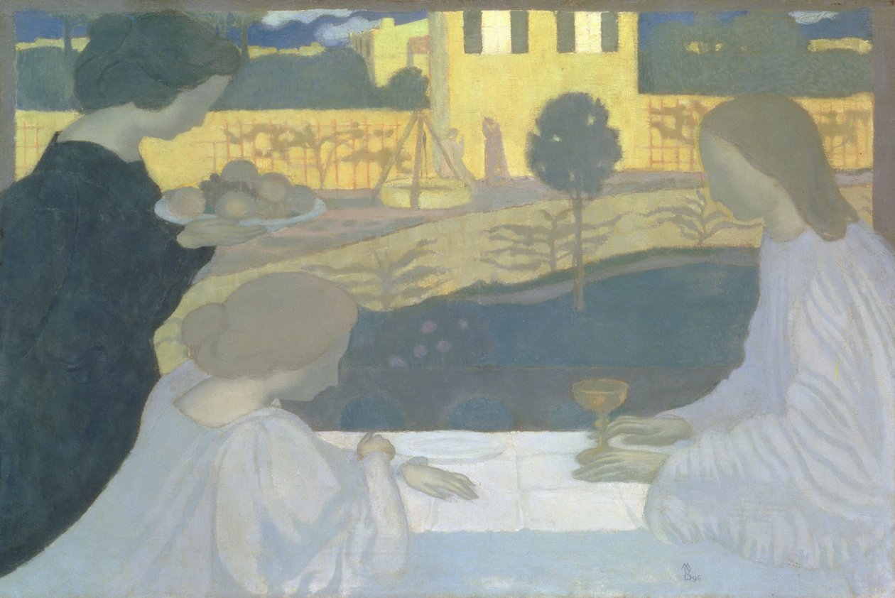 Martha og Maria, 1896 (se 183457) af Maurice Denis