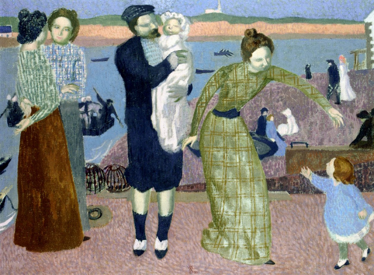 Parisere ved havet, 1899 af Maurice Denis