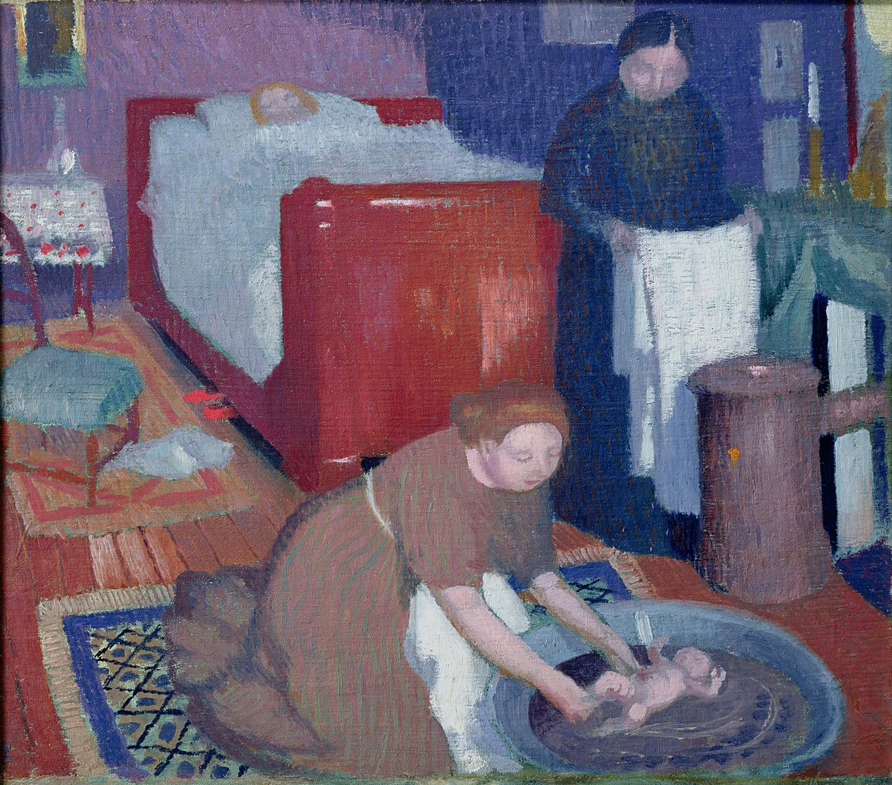 Det første bad, ca. 1899 af Maurice Denis